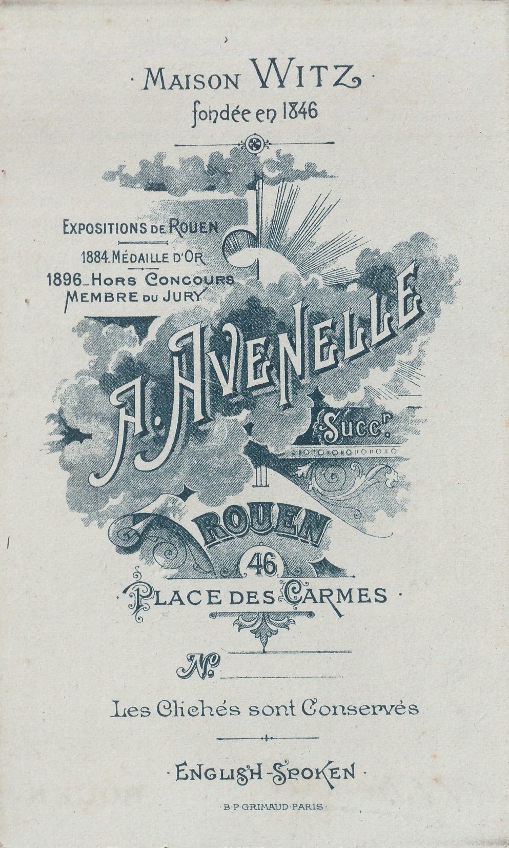 Album bfn Avenelle Albert page  photo  verso rotated