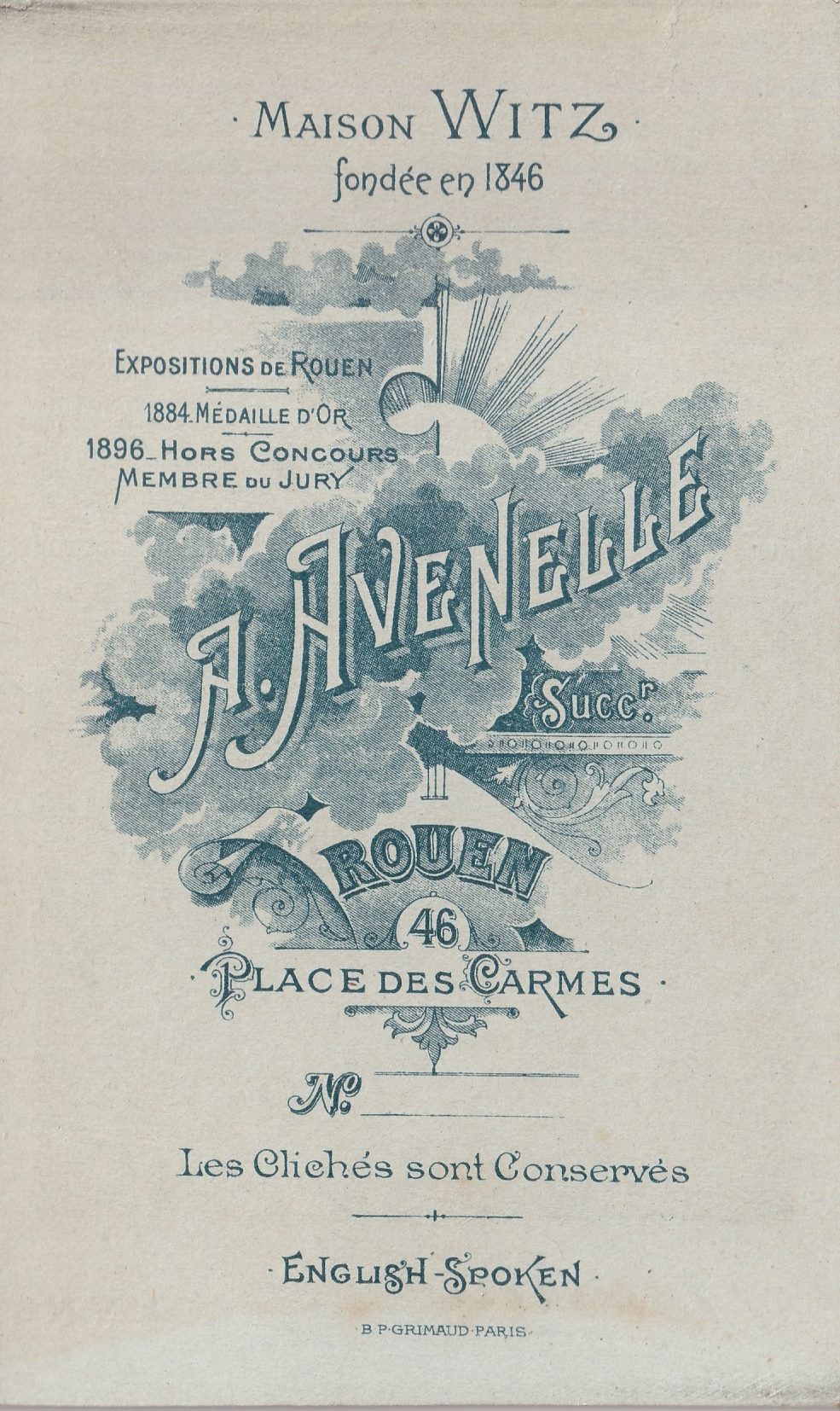 Album bfn Avenelle Jeanne épouse de Arthur Buchy page  photo  verso rotated