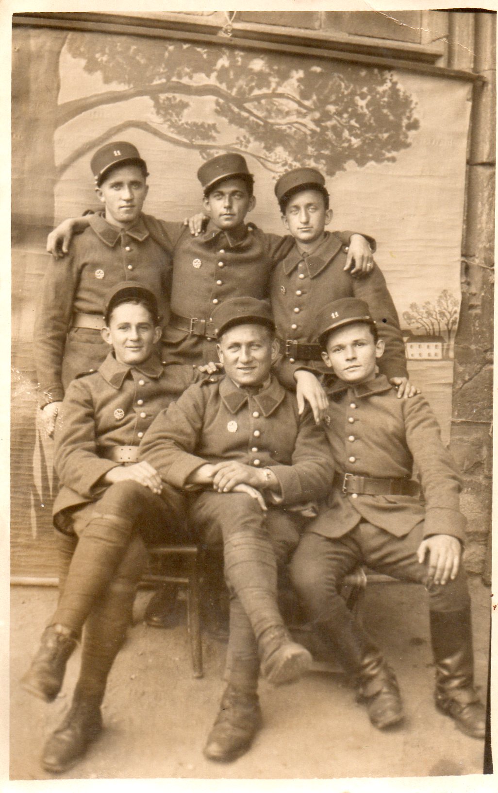 Groupe de soldats français – Seconde Guerre Mondiale