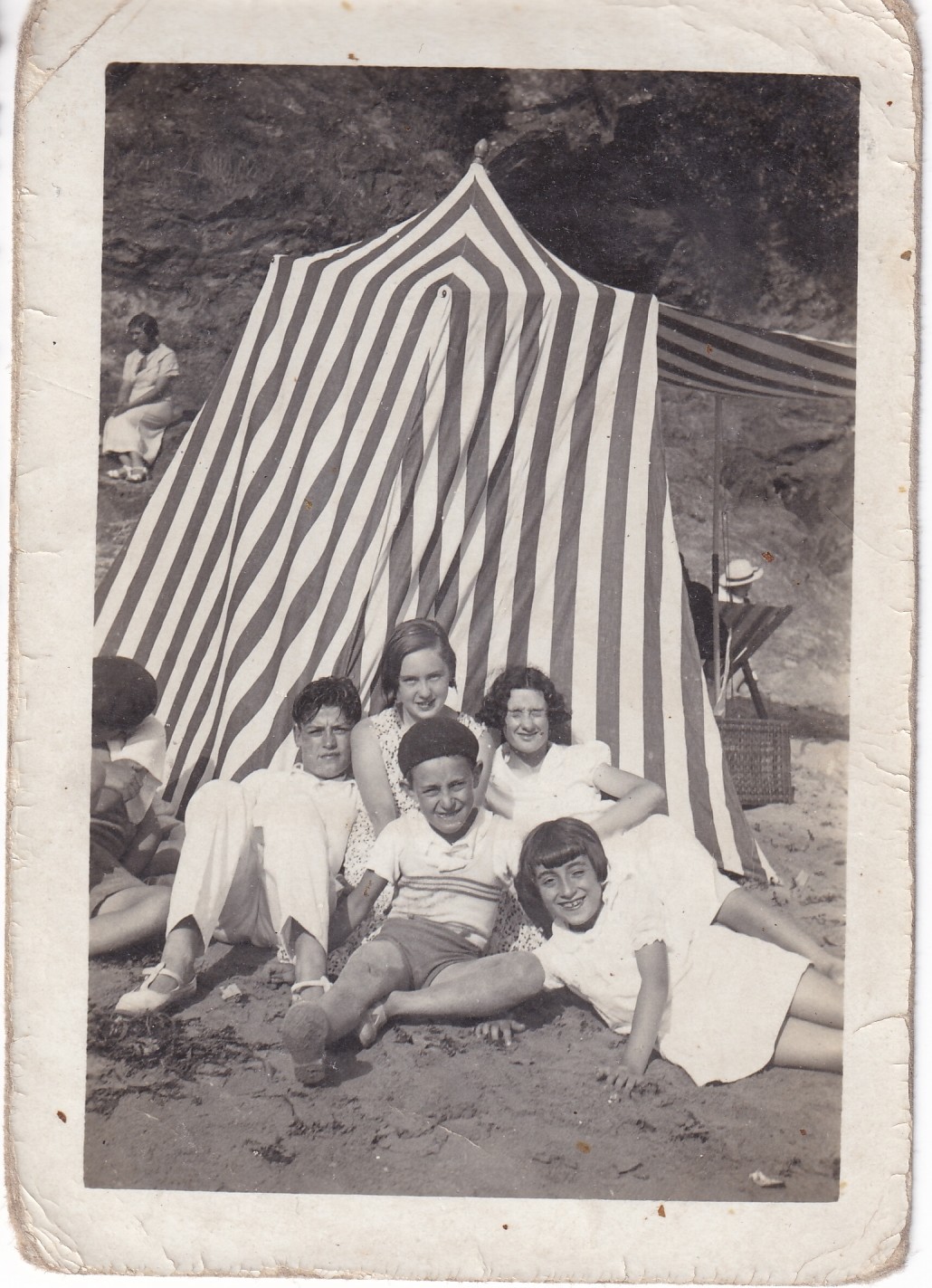 André et Jeannette à la mer
