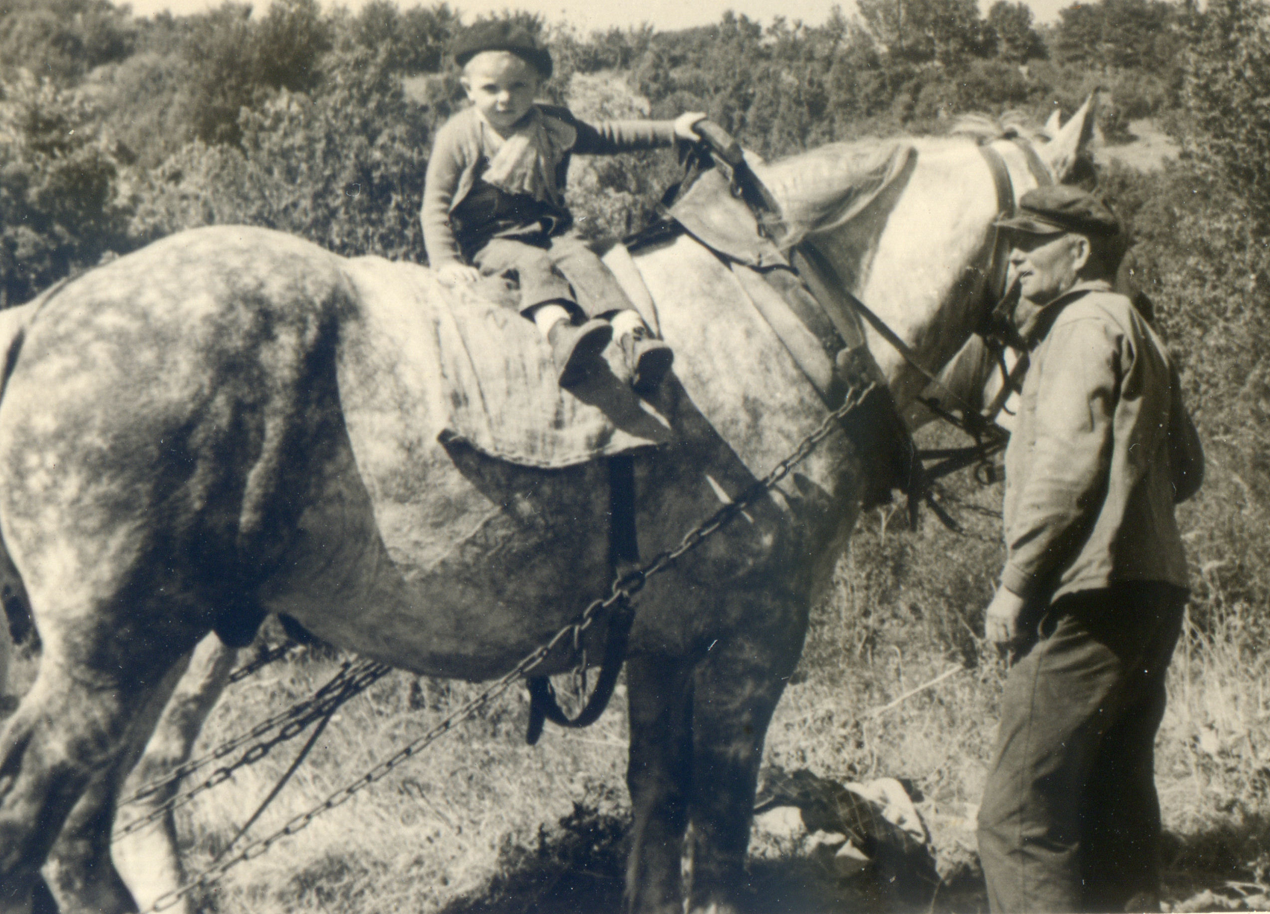 Grand-père et son petit-fils