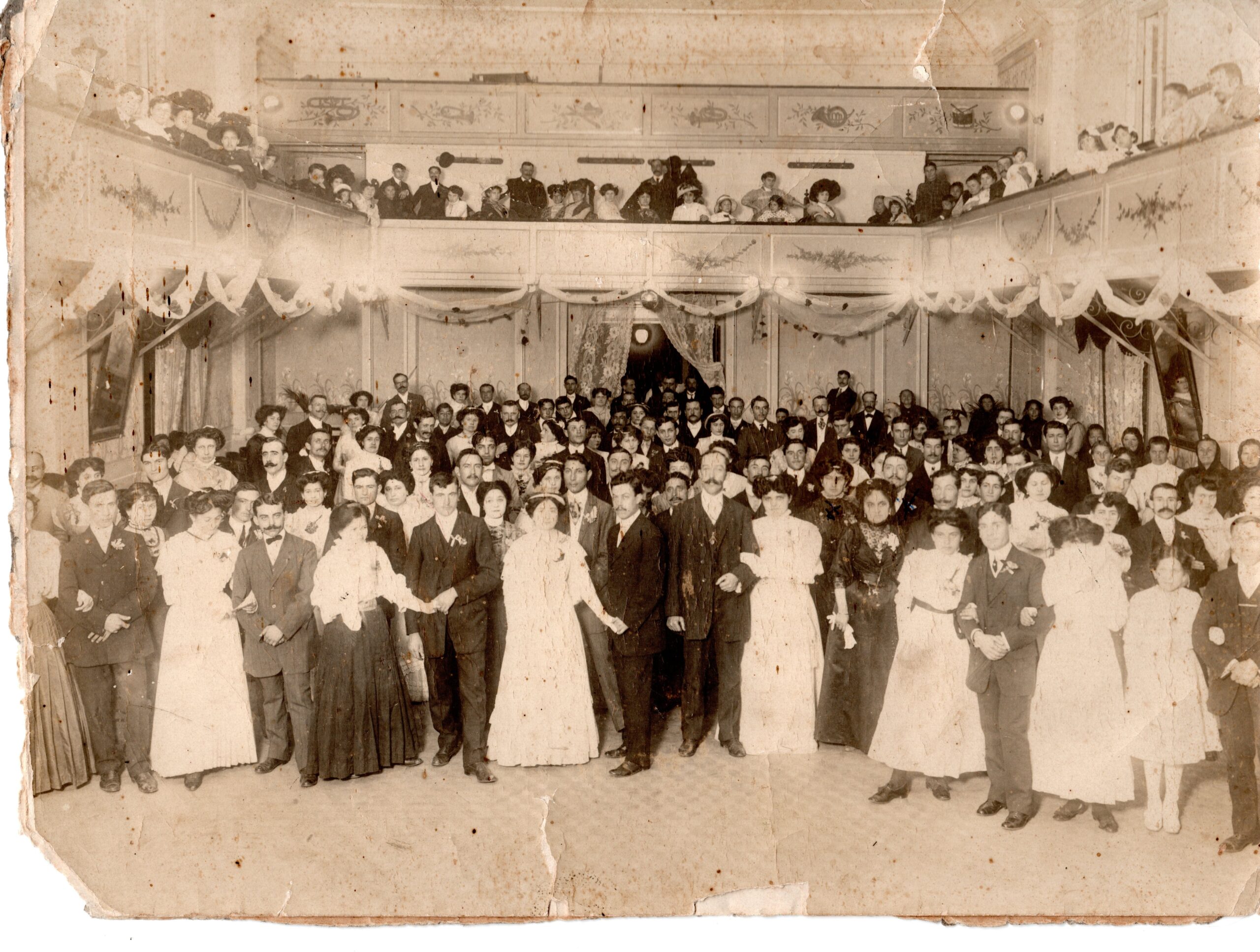Bal vers 1900 à Buenos Aires ? Santa Fé ?