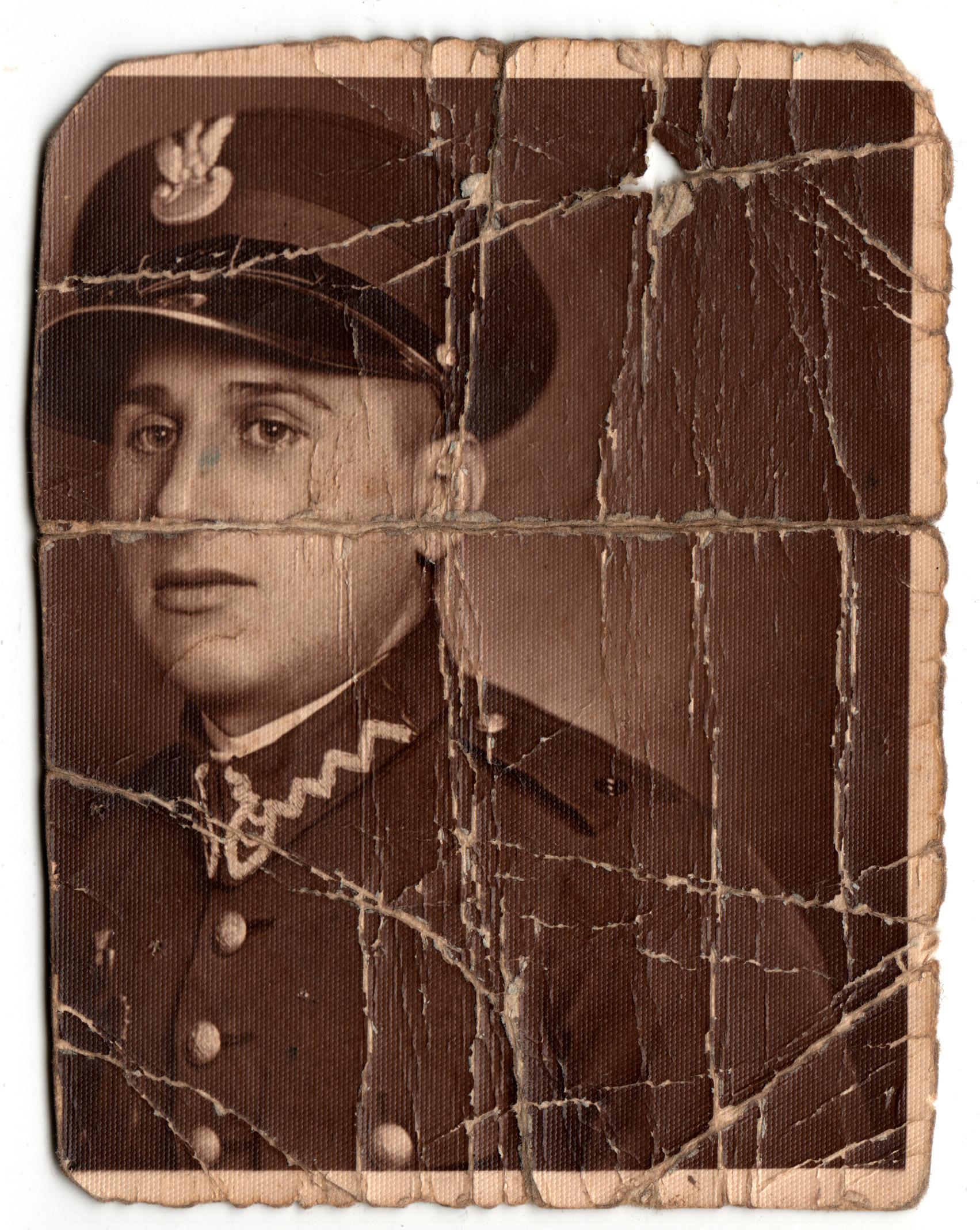 Photographie de soldat (polonais ?)